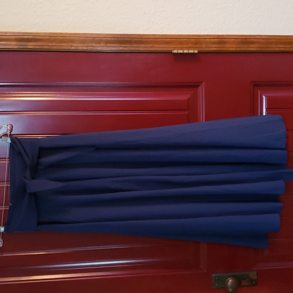 Navy Blue Full Skirt XL